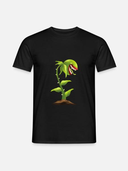 Carnivorous plant - Men's T-Shirt - black