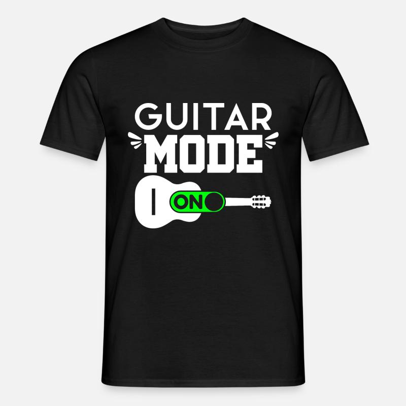 Gitarre lernen Modus - Männer T-Shirt - Schwarz