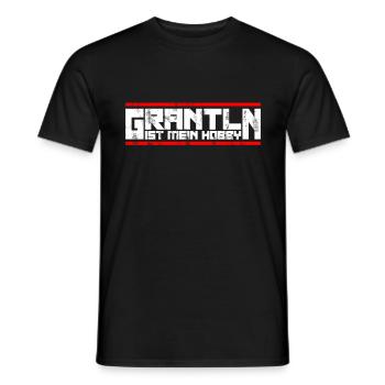 Grantln Ist Mein Hobby - Männer T-Shirt - Schwarz - Vorne - AI Model Male 178 light (178cm)