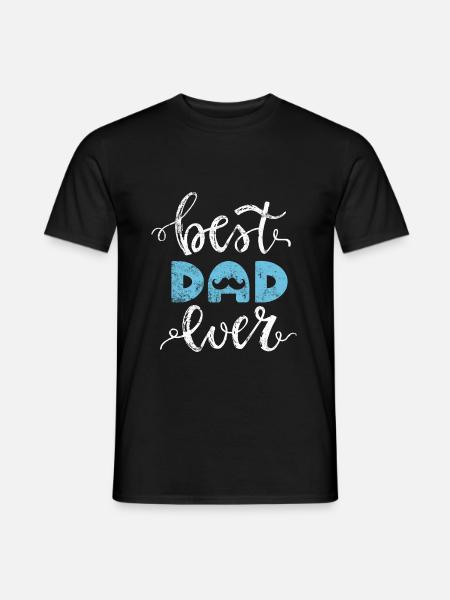The best dad - Men's T-Shirt - black
