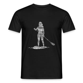 Stand Up Paddling Sup Gribouillage - T-shirt homme - noir - Devant - AI Model Male 178 light (178cm)