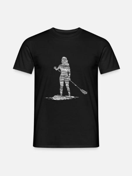 Stand Up Paddling Sup Doodle - Men's T-Shirt - black