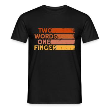 Sarcasme Ironie Cadeau sarcastique - T-shirt homme - noir - Devant - AI Model Male 178 light (178cm)