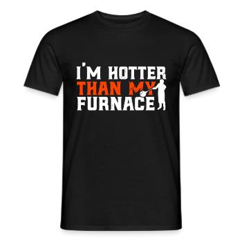 Glasbläser Glasarbeiter Glasbläserei Geschenk - Männer T-Shirt - Schwarz - Vorne - AI Model Male 178 light (178cm)