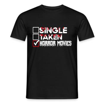 Film d’horreur Film d’horreur Film d’horreur Slasher Film Cadeau - T-shirt homme - noir - Devant - AI Model Male 178 light (178cm)