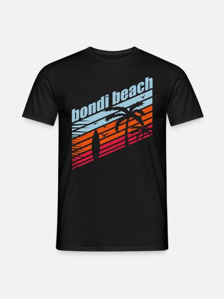 BONDI BEACH - Men's T-Shirt - black