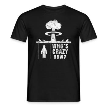 Prepper Atom Nuclear - Men's T-Shirt - black - Front - AI Model Male 178 light (178cm)