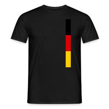 Germany Flag Germany German Flag German - Men's T-Shirt - black - Front - AI Model Male 178 light (178cm)