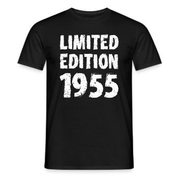 1955 Limited Edition Birthday Gift Wife Husband - Men's T-Shirt - black - Front - AI Model Male 178 light (178cm)