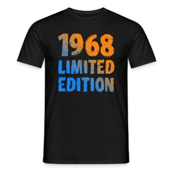 1968 Limited Edition Birthday Gift Wife Husband - Men's T-Shirt - black - Front - AI Model Male 178 light (178cm)