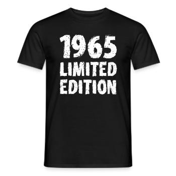 1965 édition limitée anniversaire cadeau femme mari - T-shirt homme - noir - Devant - AI Model Male 178 light (178cm)