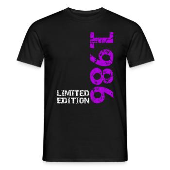 1986 édition limitée anniversaire cadeau femme mari - T-shirt homme - noir - Devant - AI Model Male 178 light (178cm)