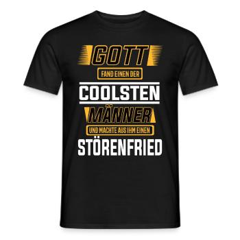 Störenfried einer der coolsten Männer der Welt - Männer T-Shirt - Schwarz - Vorne - AI Model Male 178 light (178cm)