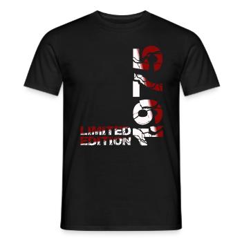 1975 édition limitée anniversaire cadeau femme mari - T-shirt homme - noir - Devant - AI Model Male 178 light (178cm)