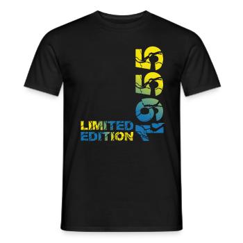 1955 Limited Edition Birthday Gift Wife Husband - Men's T-Shirt - black - Front - AI Model Male 178 light (178cm)