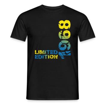 1968 Limited Edition Birthday Gift Wife Husband - Men's T-Shirt - black - Front - AI Model Male 178 light (178cm)