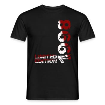 1998 édition limitée cadeau d’anniversaire femme mari - T-shirt homme - noir - Devant - AI Model Male 178 light (178cm)