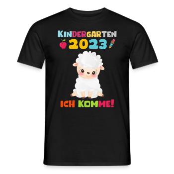 Kindergarten 2023 Ich Komme Jungen Kita Geschenk - Männer T-Shirt - Schwarz - Vorne - AI Model Male 178 light (178cm)