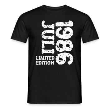 1986 Juli Limited Edition Geburtstag Geschenk - Männer T-Shirt - Schwarz - Vorne - AI Model Male 178 light (178cm)