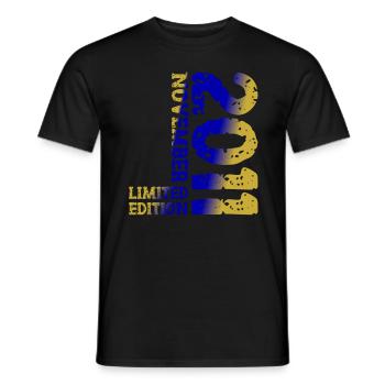 2011 Novembre Édition Limitée 12e Anniversaire Décoration - T-shirt homme - noir - Devant - AI Model Male 178 light (178cm)