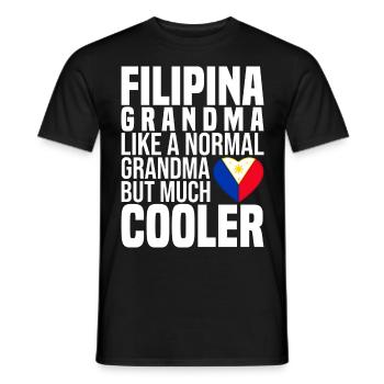 Philippinen - Männer T-Shirt - Schwarz - Vorne - AI Model Male 178 light (178cm)