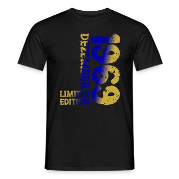 1969 Décembre Édition Limitée 54ème Anniversaire Décoration - T-shirt homme - noir - Devant - AI Model Male 178 light (178cm)