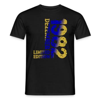 1982 Dezember Limited Edition 41. Geburtstag Deko - Männer T-Shirt - Schwarz - Vorne - AI Model Male 178 light (178cm)