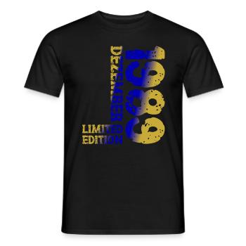 1989 Dezember Limited Edition 34. Geburtstag Deko - Männer T-Shirt - Schwarz - Vorne - AI Model Male 178 light (178cm)
