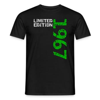 1967 édition limitée cadeau d’anniversaire femme mari - T-shirt homme - noir - Devant - AI Model Male 178 light (178cm)