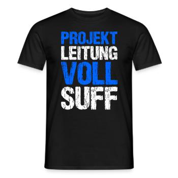 Bier Saufen Shirt Damen Herren Feiern Partnerlook - Männer T-Shirt - Schwarz - Vorne - AI Model Male 178 light (178cm)
