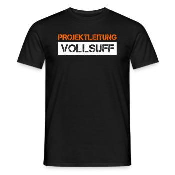 Bier Saufen Shirt Damen Herren Feiern Partnerlook - Männer T-Shirt - Schwarz - Vorne - AI Model Male 178 light (178cm)