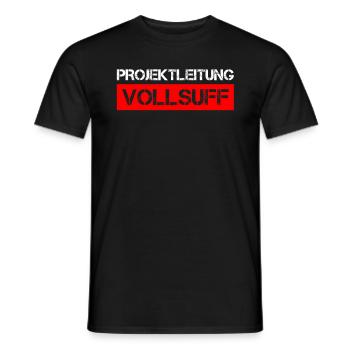 Bier Saufen Shirt Damen Herren Feiern Partnerlook - Männer T-Shirt - Schwarz - Vorne - AI Model Male 178 light (178cm)