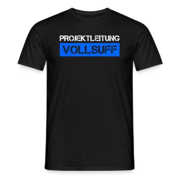 Bier Saufen Shirt Damen Herren Feiern Partnerlook - Männer T-Shirt - Schwarz - Vorne - AI Model Male 178 light (178cm)