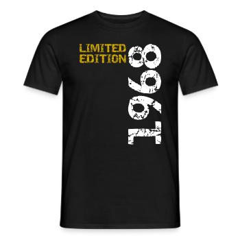 1968 édition limitée anniversaire cadeau femme mari - T-shirt homme - noir - Devant - AI Model Male 178 light (178cm)