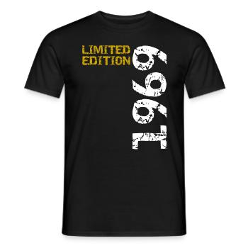 1969 édition limitée anniversaire cadeau femme mari - T-shirt homme - noir - Devant - AI Model Male 178 light (178cm)