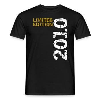 2010 Édition Limitée Anniversaire Cadeau Femme Mari - T-shirt homme - noir - Devant - AI Model Male 178 light (178cm)