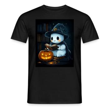 Cadeau d’Halloween Femmes Hommes Enfants Décoration - T-shirt homme - noir - Devant - AI Model Male 178 light (178cm)
