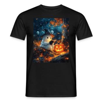 Cadeau d’Halloween Femmes Hommes Enfants Décoration - T-shirt homme - noir - Devant - AI Model Male 178 light (178cm)