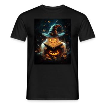 Cadeau d’Halloween Femmes Hommes Enfants Décoration - T-shirt homme - noir - Devant - AI Model Male 178 light (178cm)