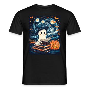 Cadeau d’Halloween Femmes Hommes Enfants Décoration - T-shirt homme - noir - Devant - AI Model Male 178 light (178cm)