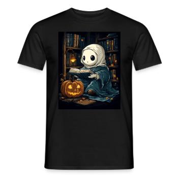 Cadeau d’Halloween Femmes Hommes Enfants Décoration - T-shirt homme - noir - Devant - AI Model Male 178 light (178cm)
