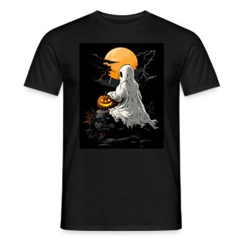 Cadeau d’Halloween Femmes Hommes Enfants Décoration - T-shirt homme - noir - Devant - AI Model Male 178 light (178cm)
