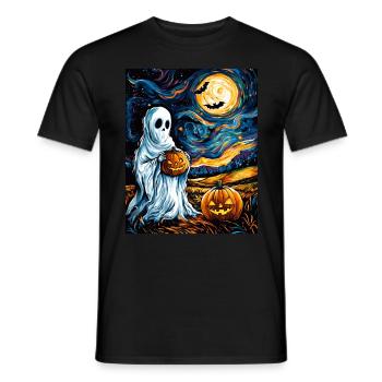 Cadeau d’Halloween Femmes Hommes Enfants Décoration - T-shirt homme - noir - Devant - AI Model Male 178 light (178cm)
