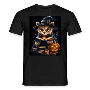 Halloween Gift Women Lion Men Kids Decoration - Men's T-Shirt - black - Front - AI Model Male 178 light (178cm)