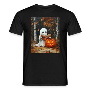 Cadeau d’Halloween Femmes Hommes Enfants Décoration - T-shirt homme - noir - Devant - AI Model Male 178 light (178cm)