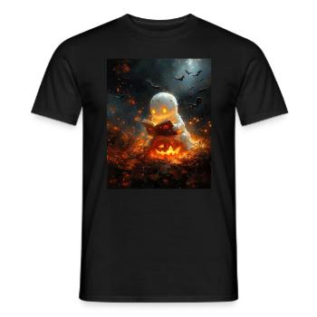 Cadeau d’Halloween Femmes Hommes Enfants Décoration - T-shirt homme - noir - Devant - AI Model Male 178 light (178cm)