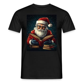 Weihnachtsmann Frauen Männer Kinder Weihnachten - Männer T-Shirt - Schwarz - Vorne - AI Model Male 178 light (178cm)