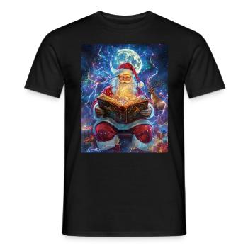 Weihnachtsmann Frauen Männer Kinder Weihnachten - Männer T-Shirt - Schwarz - Vorne - AI Model Male 178 light (178cm)