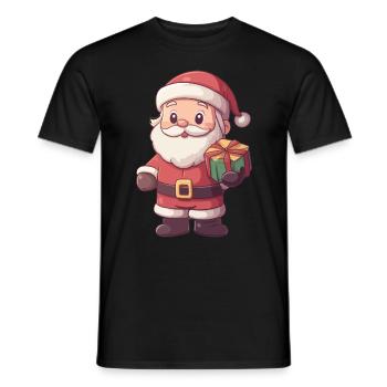 Weihnachtsmann Frauen Männer Kinder Weihnachten - Männer T-Shirt - Schwarz - Vorne - AI Model Male 178 light (178cm)