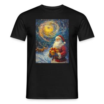 Weihnachtsmann Frauen Männer Kinder Weihnachten - Männer T-Shirt - Schwarz - Vorne - AI Model Male 178 light (178cm)